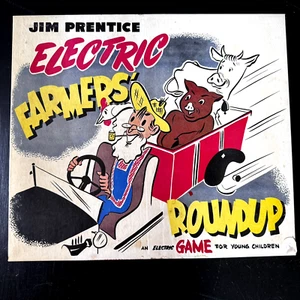 Vintage Jim Prentice Electric Farmers' Roundup Game 1940s–50s – As-Is - Picture 1 of 6