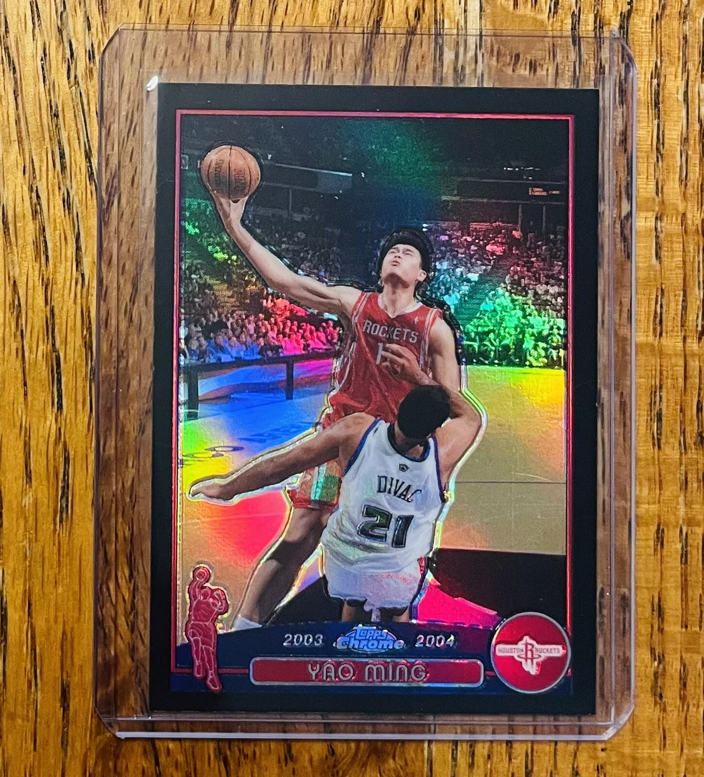2003 Topps Chrome /500 Yao Ming BLACK REFRACTOR #11