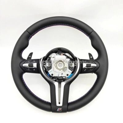 New M Steering Wheel Fit for BMW F30 F31 F32 F33 F34 F36 F44 2 3 4 Series - Image 1 of 4