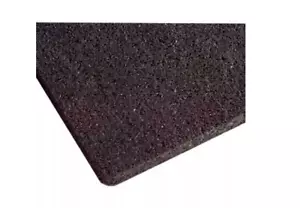 Tappetino in gomma antiscivolo 105 x 100 x 0,8 cm tappetino di protezione pavimento base ombrellone BSW - Foto 1 di 2