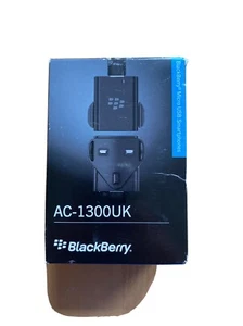 BNIB Blackberry Charger Bundle AC-1300UK and leather phone cover - Picture 1 of 6