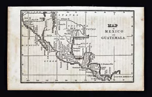 1830 Nathan Hale Map Mexico United States Texas New Albion California Yucatan - Picture 1 of 3