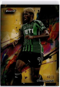 Gyasi Zardes 2024 Topps Finest MLS Gold Refractor #85 Austin FC #46/75 - Picture 1 of 2