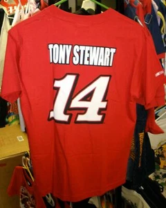 CAMISETA VINTAGE OUTERSTUFF #14 TONY STEWART NÚMERO SHR JÓVENES NIÑOS XL X GRANDE - Imagen 1 de 2