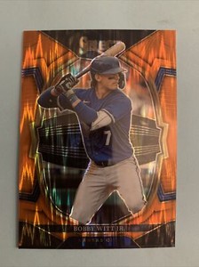 Bobby Witt Jr 2023 Panini Select Orange Shock #3 Concourse Level Parallel Royals