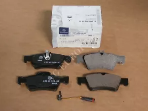 NEW Mercedes-Benz W212 E W218 CLS Class GENUINE Rear Brake Pad Set + SENSOR - Picture 1 of 1