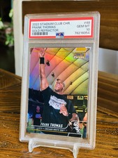 Frank Thomas Gold Refractor PSA 10 /50 POP 1 2022 Stadium Club Chrome GEM MINT