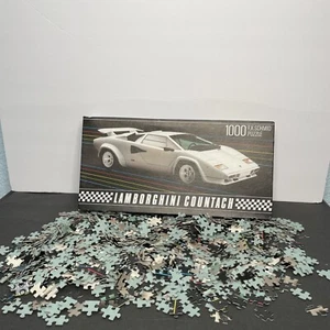 VTG Lamborghini Countach Puzzle F.X. Schmid 998 Pieces Only INCOMPLETE #98164.1 - Picture 1 of 8