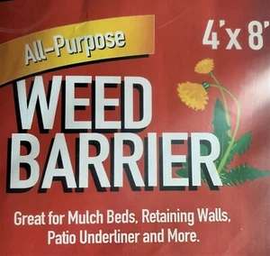 Unkrautsperre Kontrolle Blumen Gemüse Gärten Blumentöpfe Mulchbeet Plus 4'x8' - Bild 1 von 8