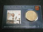 Vatikan Coincard 2012 Nr. 2 mit Papstmotiv