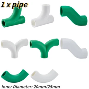 1pc PPR Connector Water Pipe Tube Fittings Elbow T-branch Bend Melt Parts Tools - Picture 1 of 11