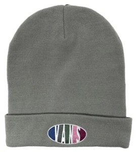 Gorro de puño de toque de queda para mujer Vans Off The Wall - gris escarcha - Imagen 1 de 5