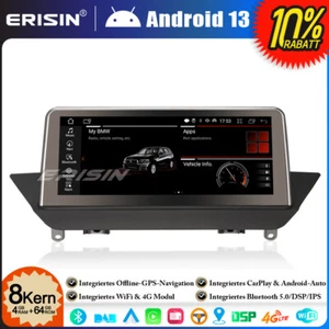 10.25" IPS CarPlay Android 14 Autoradio GPS Navi für BMW X1 E84 CIC DAB+ BT 64GB - Bild 1 von 24