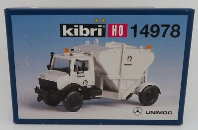 Kibri #14978 Camion Mercedes Unimog Ho 1/87 IN Box Quadri E Completo - Immagine 1 di 4