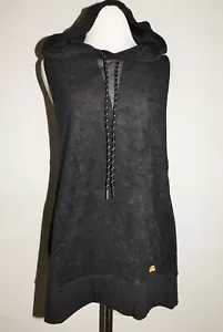 Traje de baño con capucha pequeño, C & C negro californiano con apertura de malla, UM4101A - Imagen 1 de 3