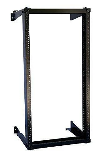 12U Wall Mount Open Frame 19'' Server Equipment Rack Threaded 15 inch depth Blac - Image 1 of 1
