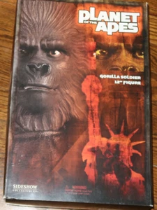 + Sideshow Collectibles 2004 Planet of the Apes Gorilla Soldier 12" Figur LNIB - Bild 1 von 5
