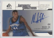 2003 SP Signature Edition Authentic Signatures Ndudi Ebi #AS-NE Rookie Auto RC