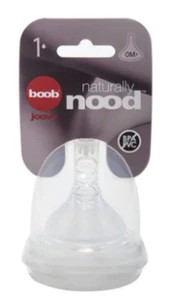 Joovy Boob Naturally Nood Bottle Nipples Featuring Ultra-Strong Silicone - Picture 1 of 2