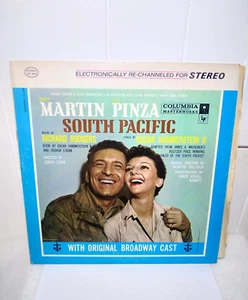 Mary Martin Ezio Pinza South Pacific vinyl record Rogers & Hammerstein Columbia - Picture 1 of 4