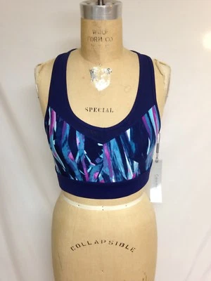 Bralette Calvin Klein Performance Cuello en V Longline PF7T2624 Multi Nuevo con Etiquetas Foto 1 de 4