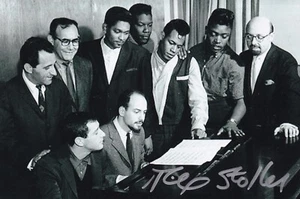Mike Stoller Signed Autographed 4x6 Photo Songwriter Elvis Jeffrey Leiber - Picture 1 of 2
