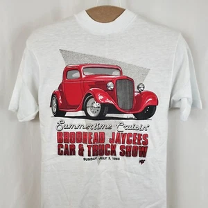 Vintage Jaycees Car & Truck Show 1988 T-Shirt Small Single Stitch Deadstock, 80s - Picture 1 of 4