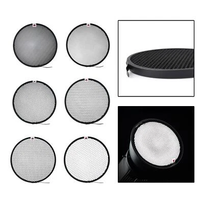 6.69" Standard Reflector Diffuser with Honeycomb Grid for Studio Light - Image 1 of 2
