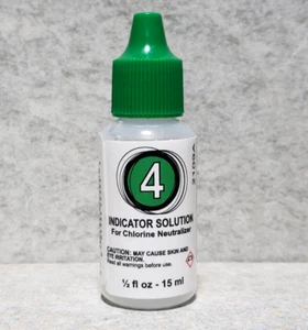 KIT DE PRUEBA NEUTRALIZADOR DE CLORO SOLUCIÓN REACTIVO #4 - 1/2 OZ (ESTILO PISCINA - 22394) - Imagen 1 de 5