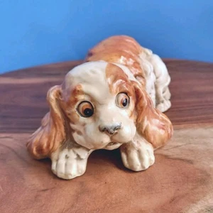 Vintage Shafford 'The Lovables' Cocker Spaniel Dog Figurine Porcelain Japan - Picture 1 of 7