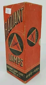 Vintage Radiant Lamps 750 Watt Projection Medium Prefocus Light Bulb w/ Box - Picture 1 of 9