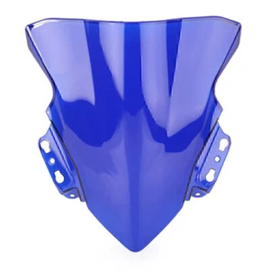 Parabrezza blu moto ABS parabrezza per Kawasaki Ninja 250SL 2014-17 - Foto 1 di 2