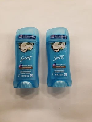 Secret Invisible Solid Antiperspirant Deodorant, Coconut Scent, 2.6 ozEXP8/2025 - Image 1 of 2