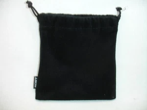 SONY LENS Pouch Travel Soft Carry BAG Case 5.5" x 5" Black version - Picture 1 of 3