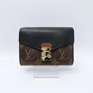 Louis Vuitton Pallas portafoglio compatto triplo M67479 donna tela monogramma - Foto 1 di 10