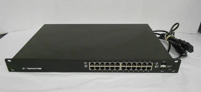 Ubiquiti Networks EdgeSwitch (ES-24-250W) 24 Port Rack Mountable Ethernet - Image 1 of 4