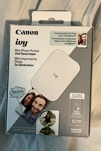 Canon Ivy Mini Photo Printer 2nd Generation - Picture 1 of 2