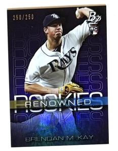 2020 Bowman Platinum Brendan McKay #250/250 Renamous Tampa Bay Rays RC #RR-1 - Bild 1 von 1
