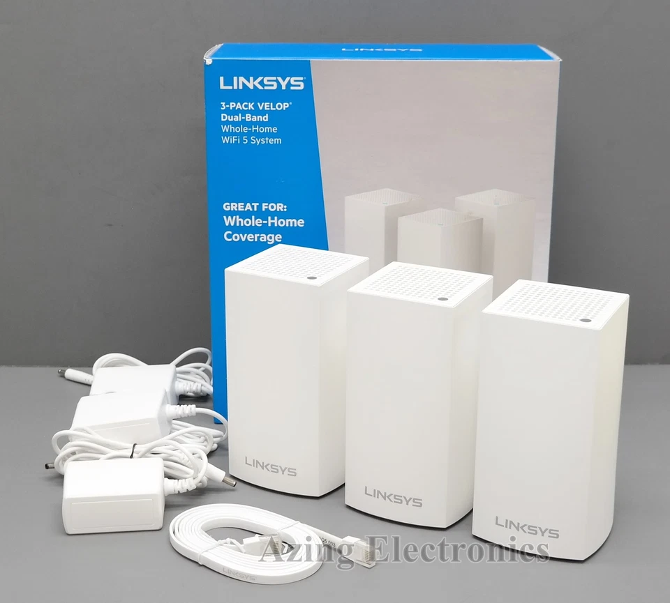 Linksys Velop WHW0103 AC3900 Whole Home Mesh WiFi System 3-pack - Image 1 of 4