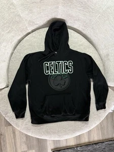 Ultra Game Boston Celtics Long Sleeve Hoodie Size Extra Large Black - Picture 1 of 5