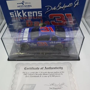 1997 Dale Earnhardt Jr #31 Sikkens Car Refinishes Chevy Monte Carlo 1/24 Diecast - Picture 1 of 3