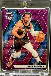 Jalen Brunson 2024-25 Panini Mosaic Purple #176 51/99 Knicks - Foto 1 di 6