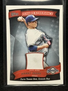 2010 Topps #PPR-MP Manny Parra Peak Performance Relics - Picture 1 of 2