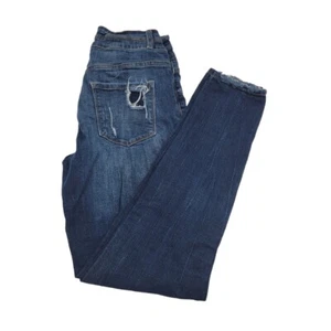 KanCan Los Angles High Rise Super Distressed Skinny Jean Womens Sz 28 - Picture 1 of 12