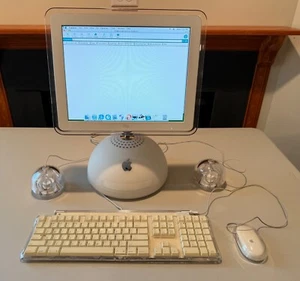 Complete Working Apple Macintosh iMac 512 MB 10.3.9 15” Mac OS X - Afbeelding 1 van 22