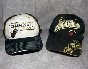 Reebok Miami Heat 2006 Conference Finals Champions Hat Adjustable Black - Picture 1 of 13