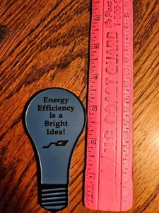 Southern California Edison Magnet; "Energy Efficiency Is A Bright Idea", Vintage - Picture 1 of 2