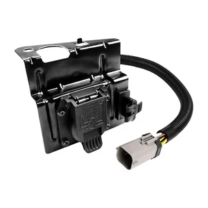 Trailer Tow Wiring Harness Hitch Connector Assembly with Mounting Bracket, Compa - Picture 1 of 12