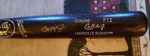 CAL RIPKEN SIGNED AUTOGRAPHED BAT 2 TONE LOUISVILLE SLUGGER GAME BAT JSA - Picture 1 of 4