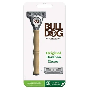 Bulldog skin care Original Bamboo Razor w/ Handle & 2 Cartridges - Picture 1 of 1